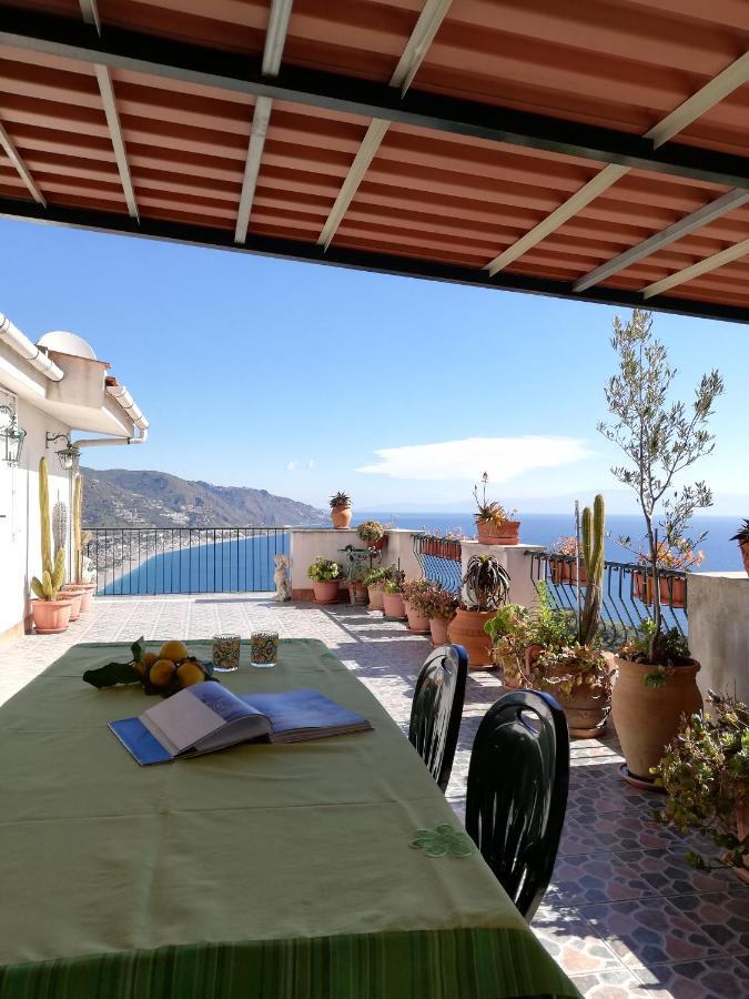 Il Normanno, Appartamento Con Panorama Mozzafiato Taormina Exterior foto