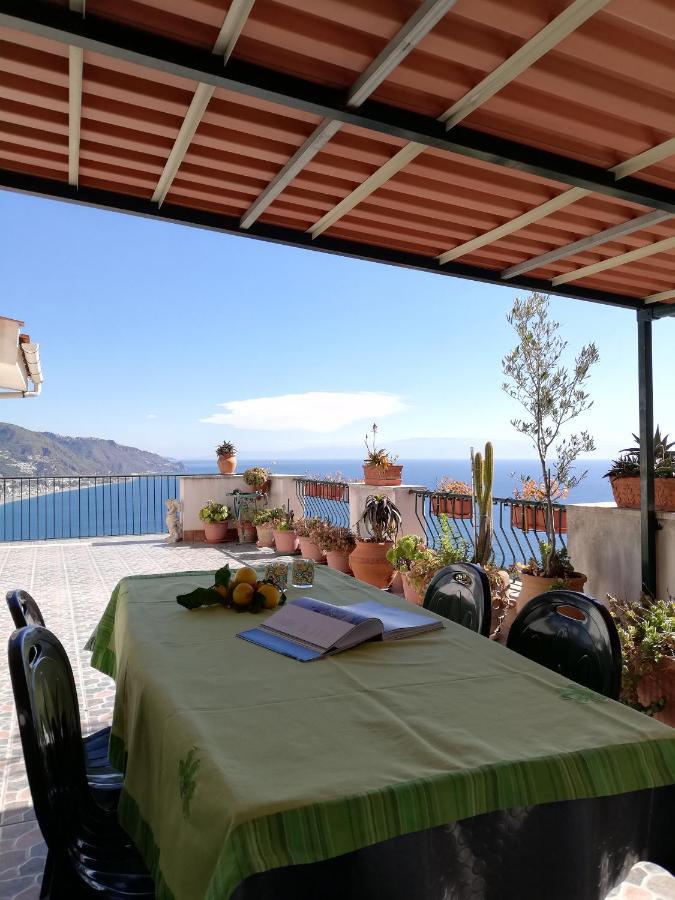 Il Normanno, Appartamento Con Panorama Mozzafiato Taormina Exterior foto